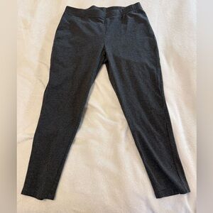 Avenue Charcoal Cotton-Blend Leggings